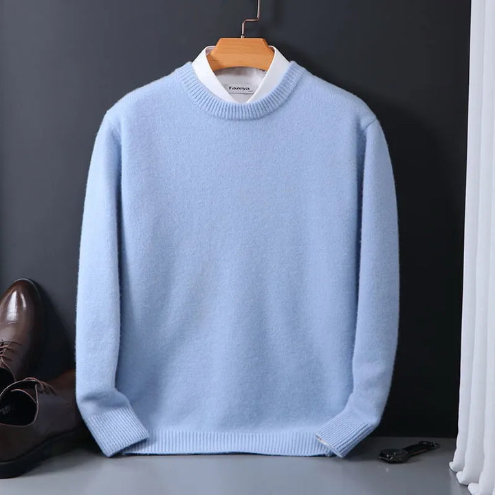 Wesley | Men's Premium Cashmere Crewneck Sweater