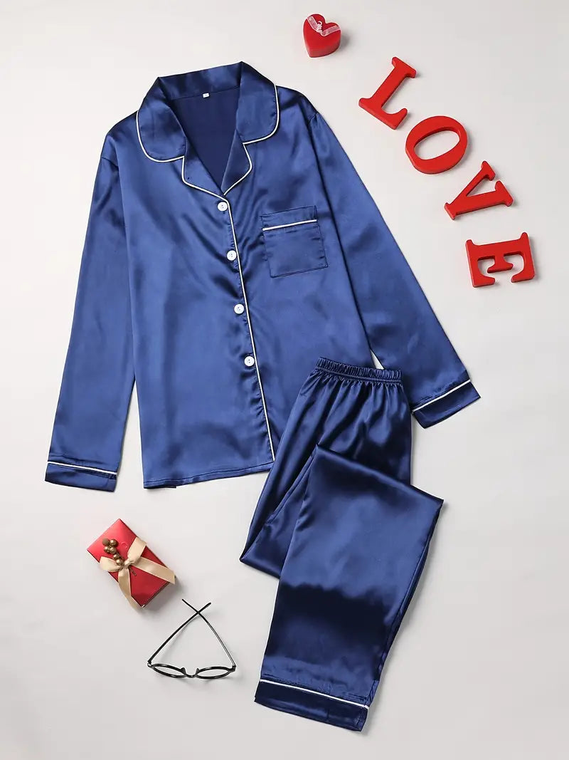 Daisy | Women's Elegant Satin Pajama Set