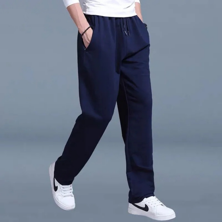 Thomas | Men's Comfortable Athletic Straight-Leg Trousers