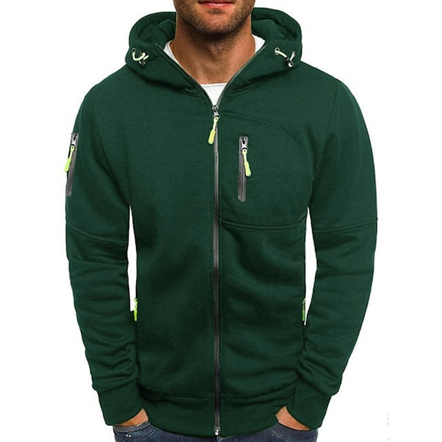 Cole | Men's Lightweight Zip-Up Hoodie
