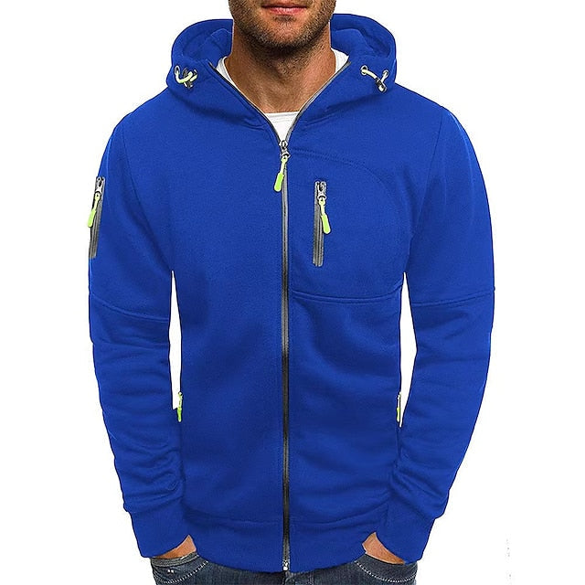 Cole | Men's Lightweight Zip-Up Hoodie