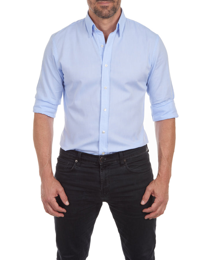 Grant | Men's Tailored Slim-Fit Button-Down Shirt