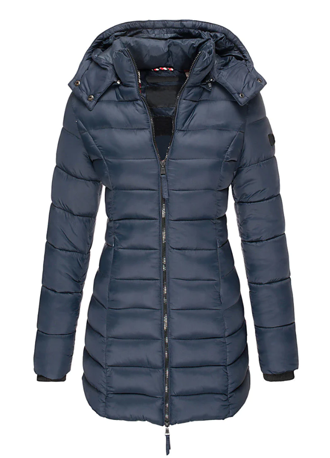 Angel | Women's Tailored Mid-Length Hooded Puffer Jacket