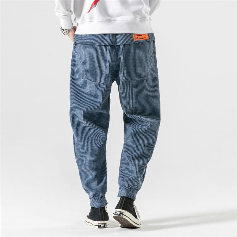 Jeevan | Men's Lightweight Drawstring Corduroy Jogger Pants