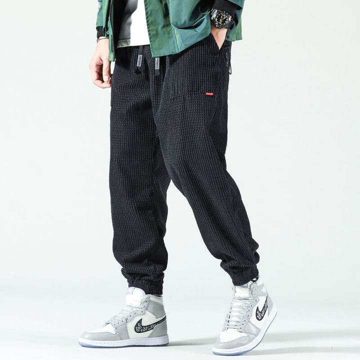 Jeevan | Men's Lightweight Drawstring Corduroy Jogger Pants