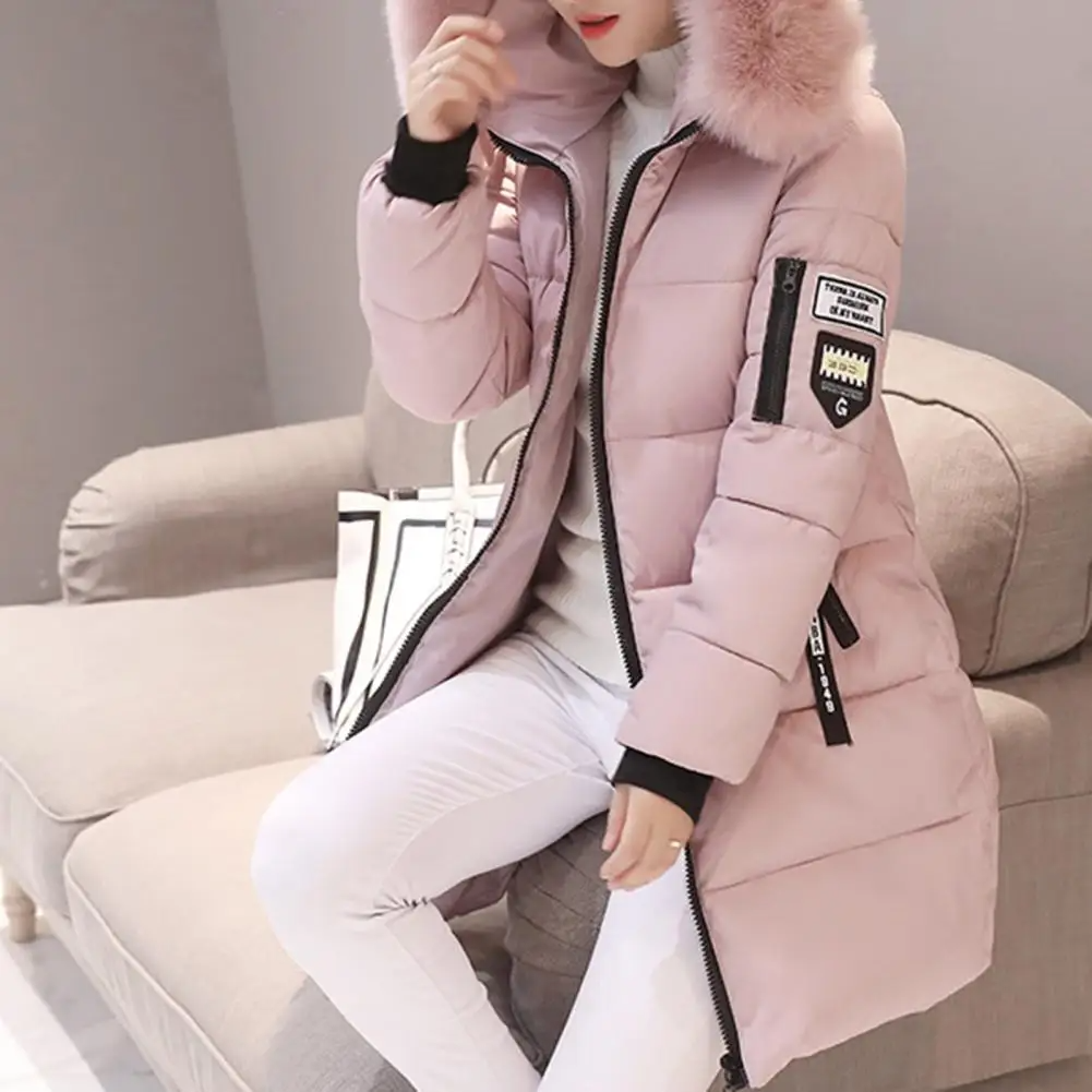 Kaia | Women's Slim Hooded Puffer Coat with Faux Fur