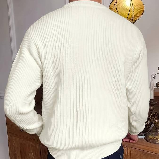 Silas | Men's Classic Ribbed Knit Sweater