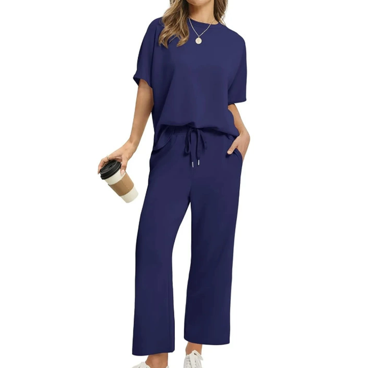 Deborah | Women's Casual Two Piece Lounge Set with Pockets