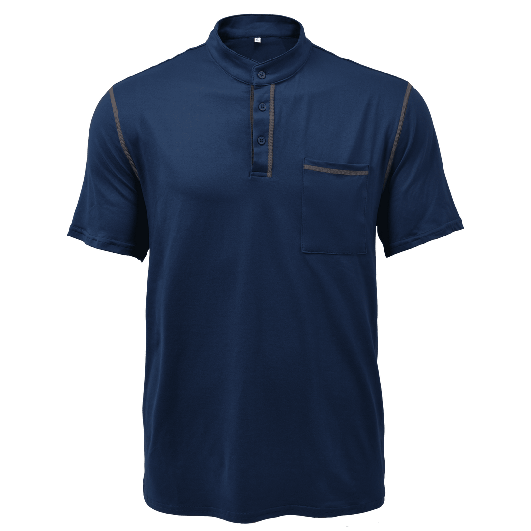 David | Men's Casual Slim-Fit Henley T-Shirt