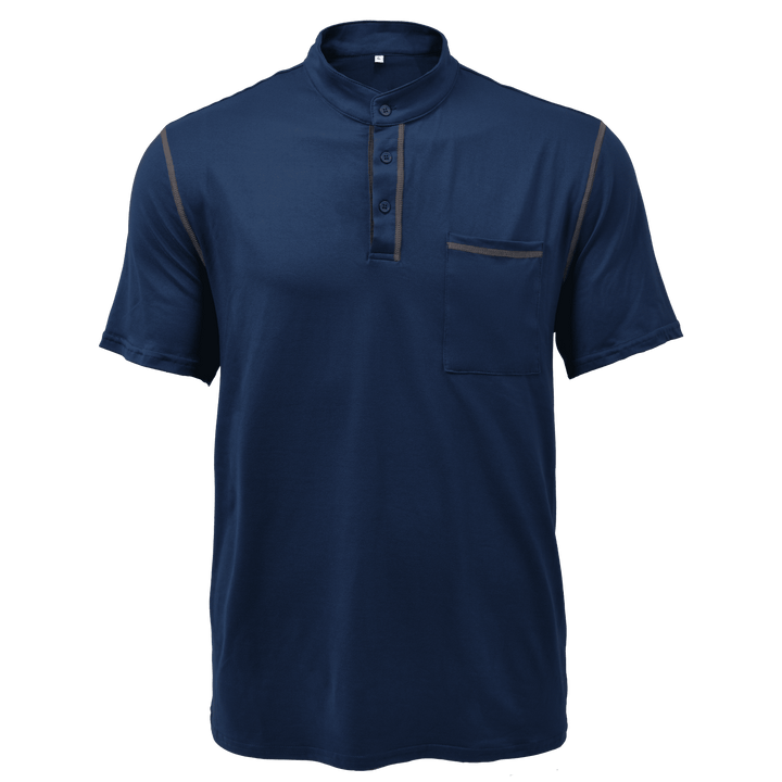 David | Men's Casual Slim-Fit Henley T-Shirt