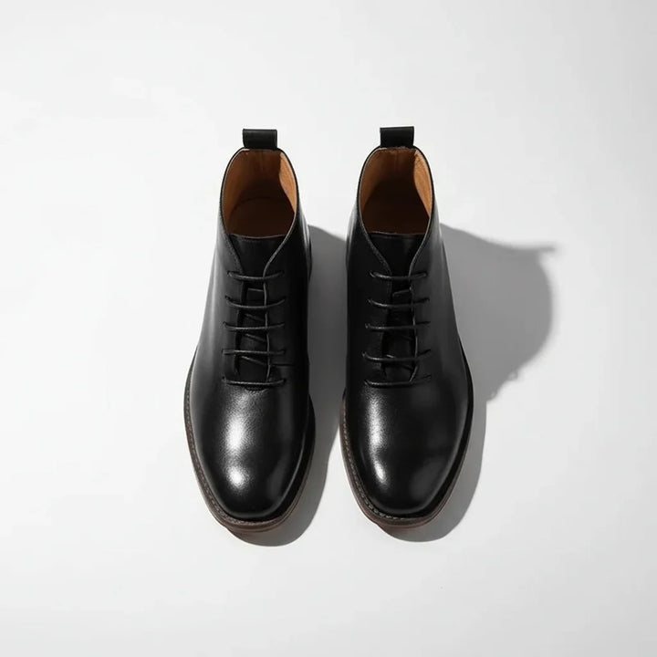 Caspian | Men's Polished Leather Chukka Ankle Boots