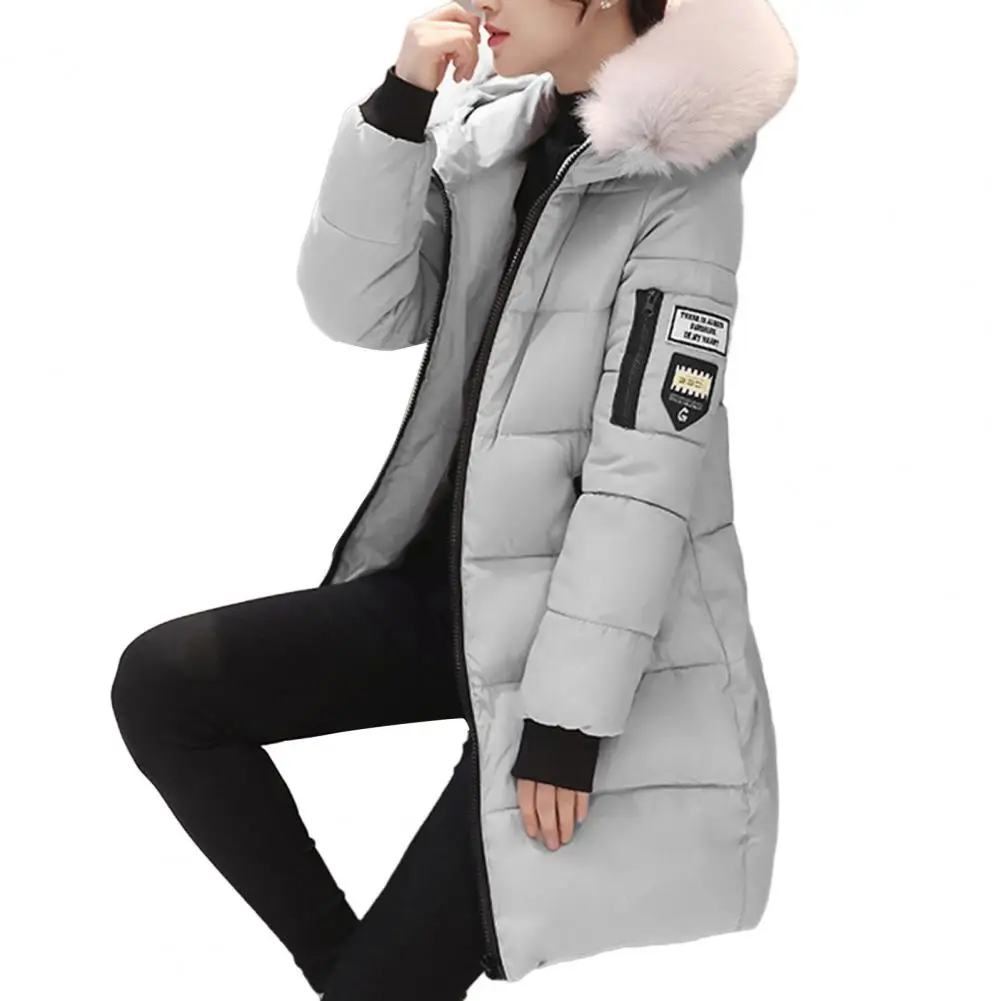 Kaia | Women's Slim Hooded Puffer Coat with Faux Fur