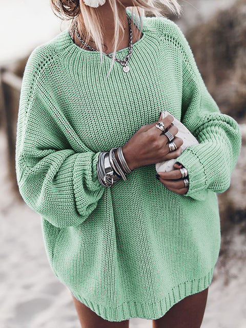 Dana  | Women's Cozy Oversized Batwing Sweater