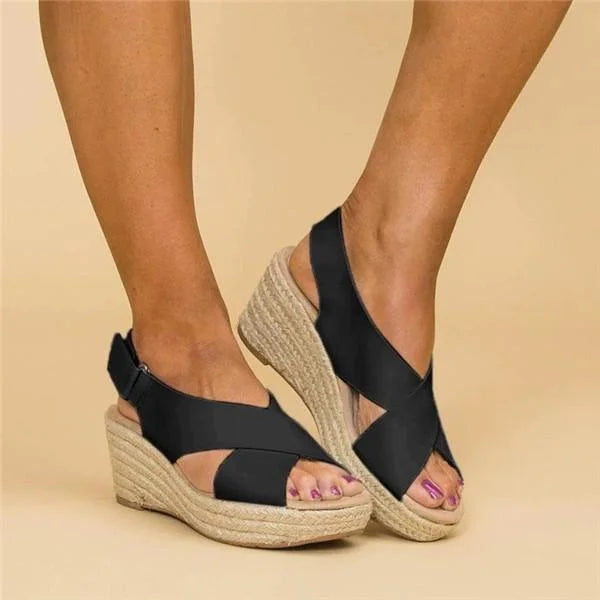 Eden | Women's Stylish Wedge Espadrille Sandals