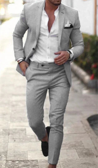 Axel | Men's Modern Summer Tailored Slim-Fit Two-Piece Suit