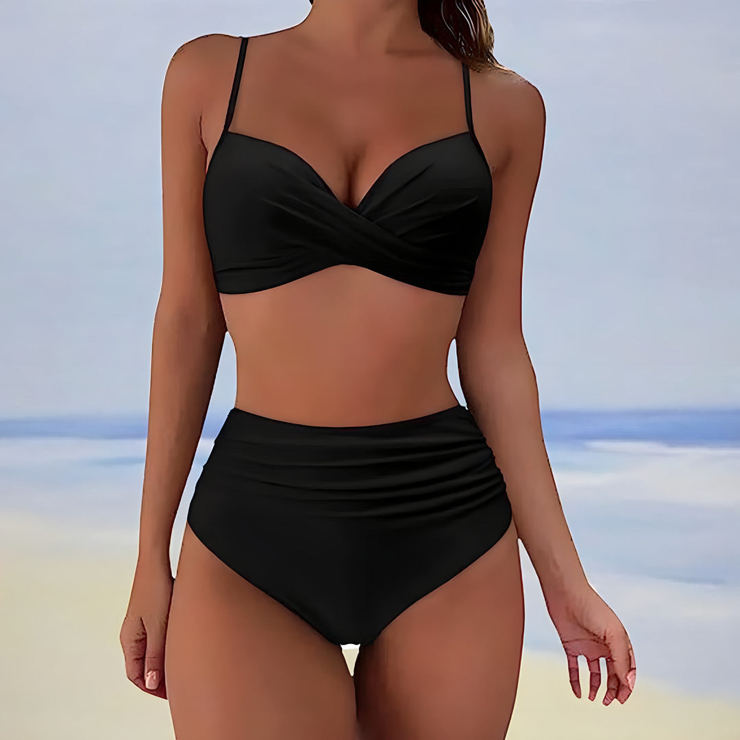 Brisa | Women's High Waist Two Piece Bikini Set