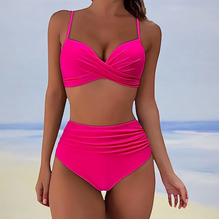 Brisa | Women's High Waist Two Piece Bikini Set
