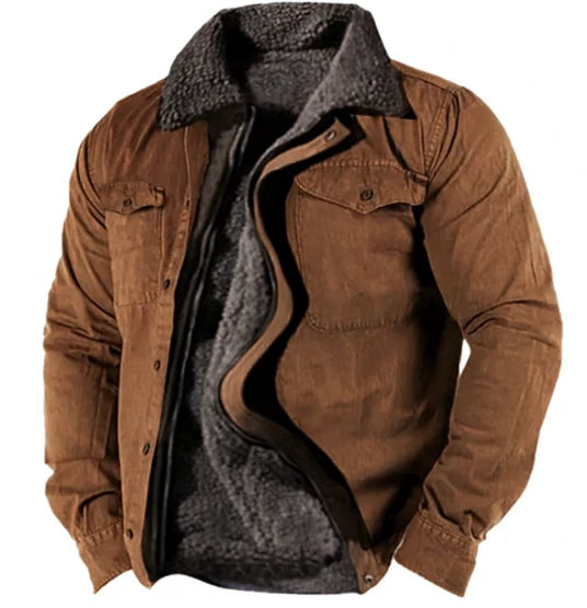 Ethan | Men's Warm Zip-Front Winter Jacket