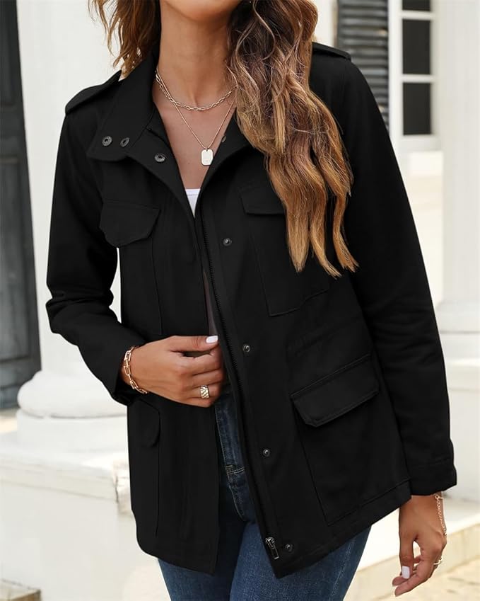 Tayra | Women's Modern Utility Zip-Up Jacket
