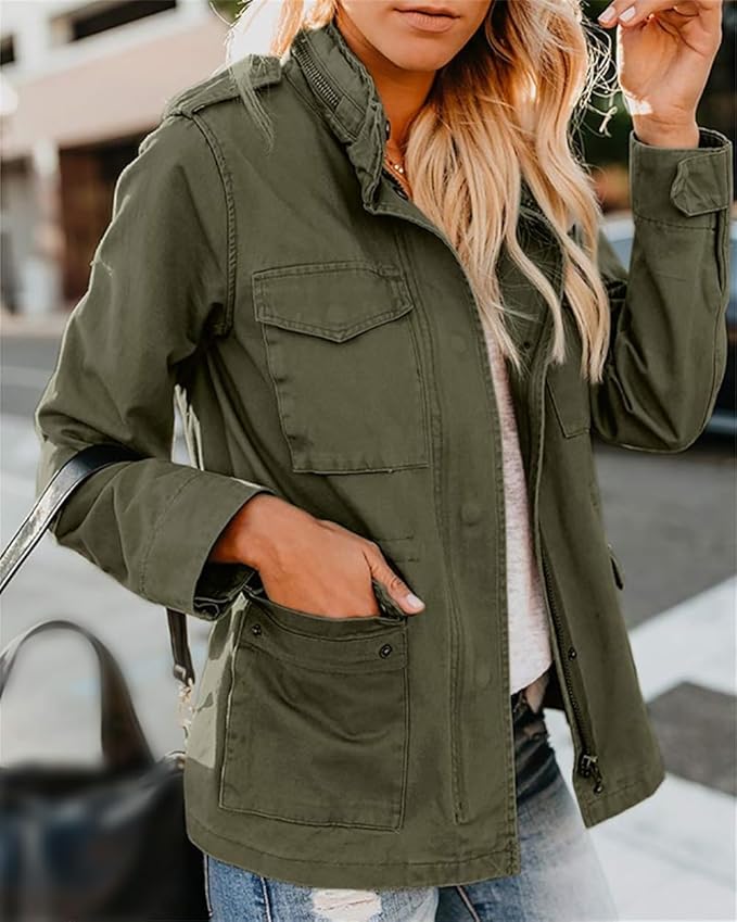 Tayra | Women's Modern Utility Zip-Up Jacket