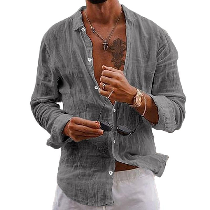 Chase | Men's Casual Summer Button-Up Linen Shirt