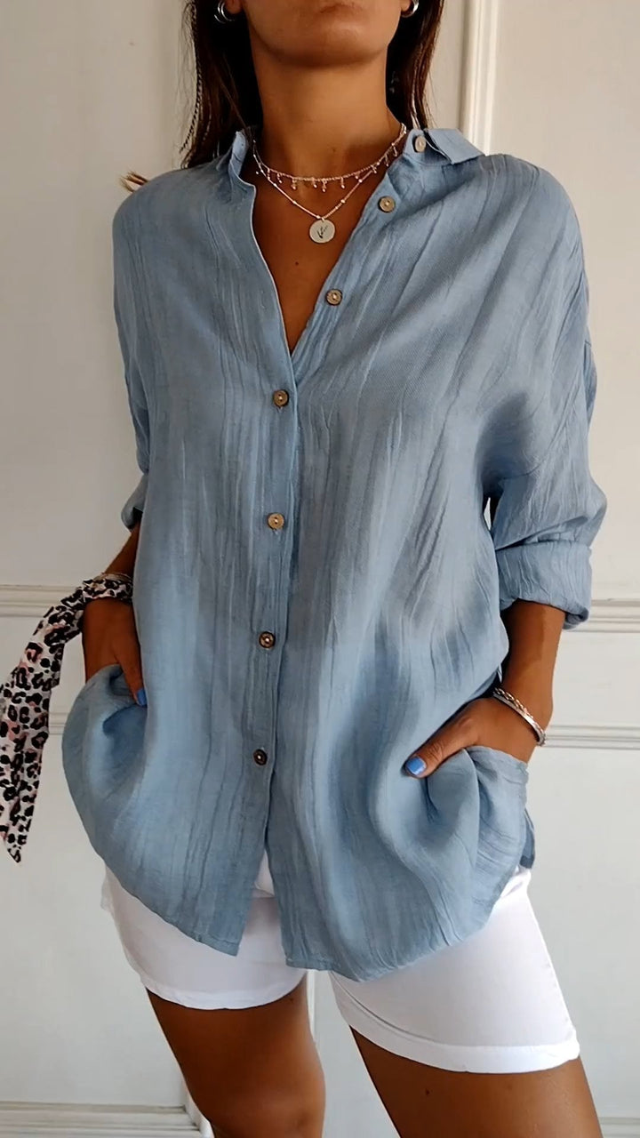 Payton | Women’s Chic Long Sleeves Button-Up Shirt