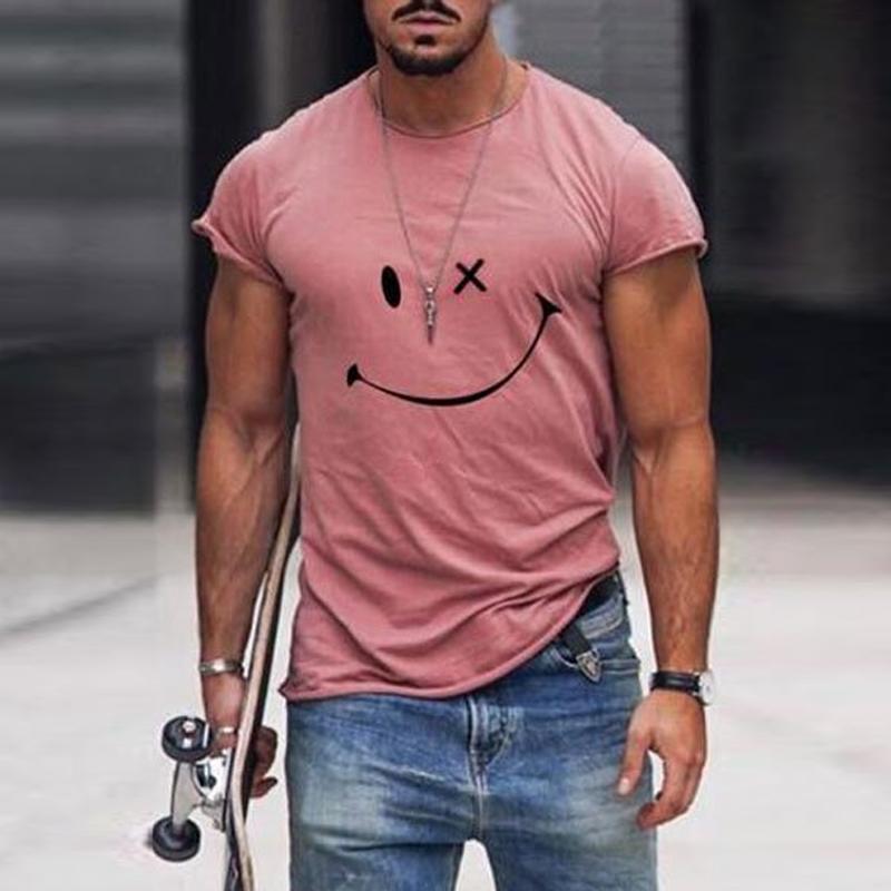 Skyler | Men's Trendy Quirky Smiley Cotton T-Shirt