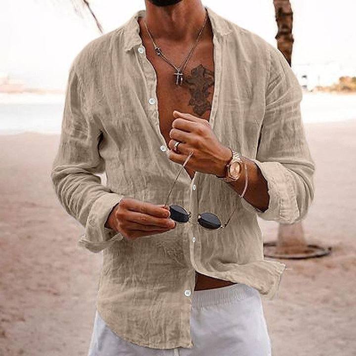 Chase | Men's Casual Summer Button-Up Linen Shirt