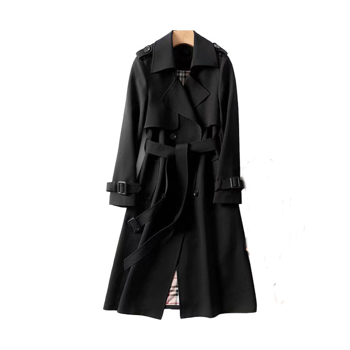 Audrey | Women's Classic Double-Breasted Trench Coat with Belt