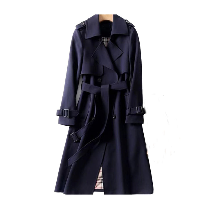 Audrey | Women's Classic Double-Breasted Trench Coat with Belt