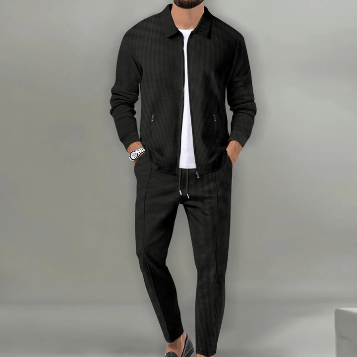 Jude | Men's Modern Slim-Fit Zip Tracksuit Set