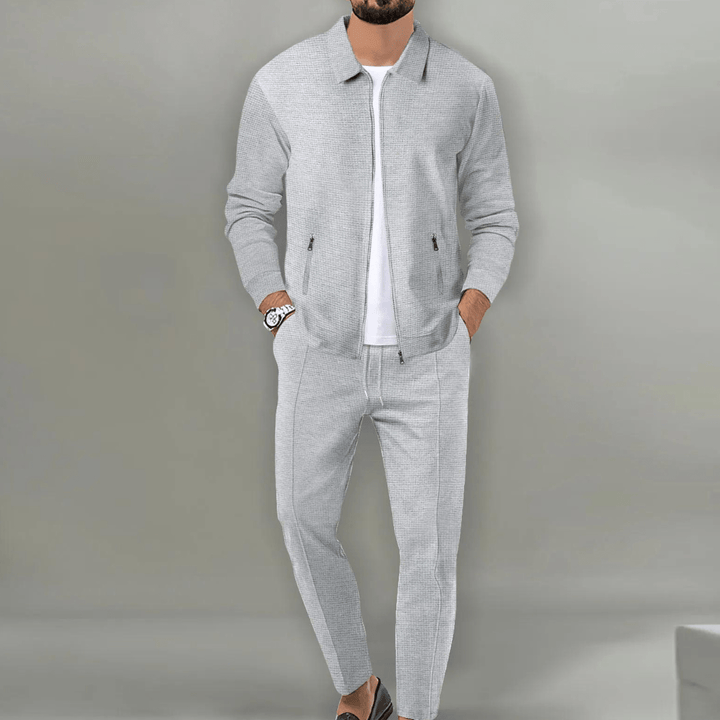 Jude | Men's Modern Slim-Fit Zip Tracksuit Set