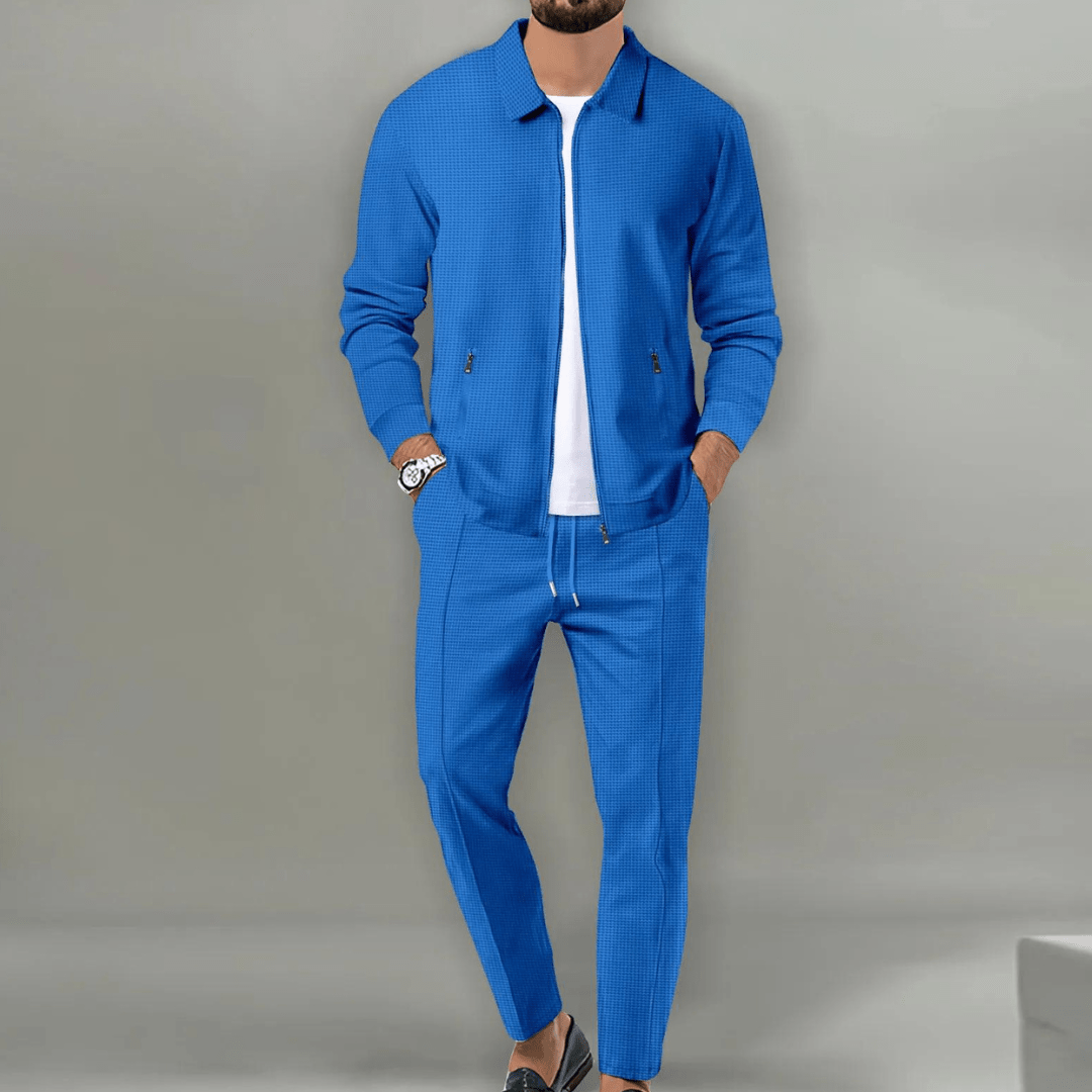 Jude | Men's Modern Slim-Fit Zip Tracksuit Set