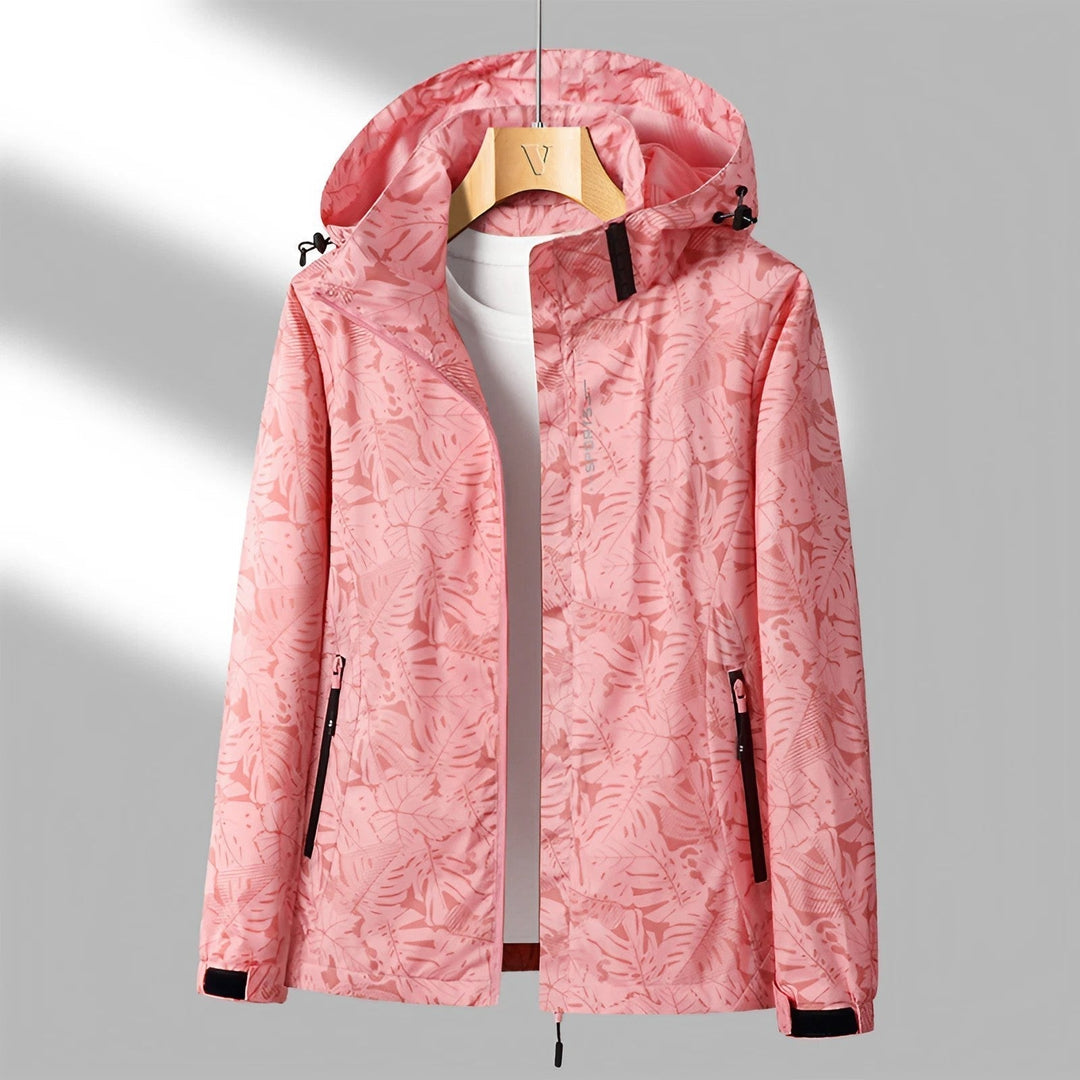 Fern | Women's Chic Waterproof Zip-Up Hooded Jacket