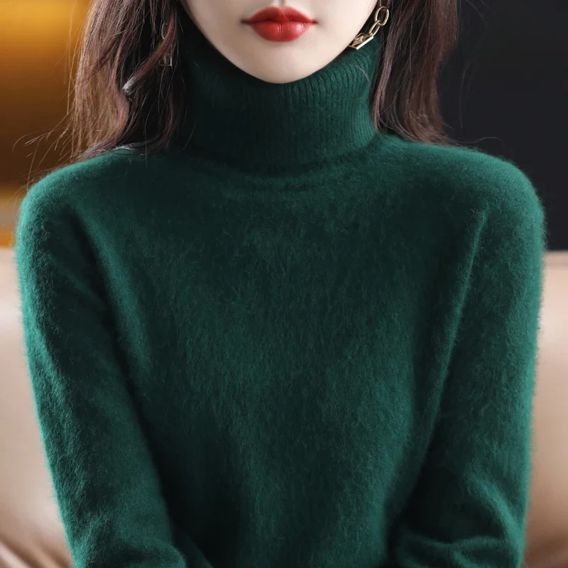 Vea | Women's Premium Cashmire Turtleneck Knit Sweater