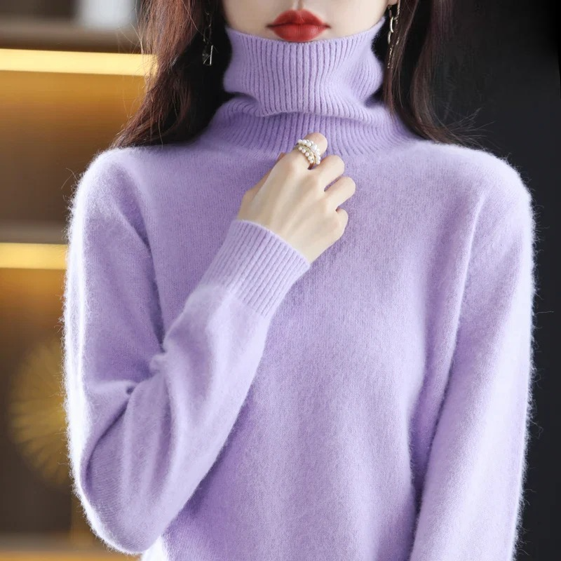 Vea | Women's Premium Cashmire Turtleneck Knit Sweater
