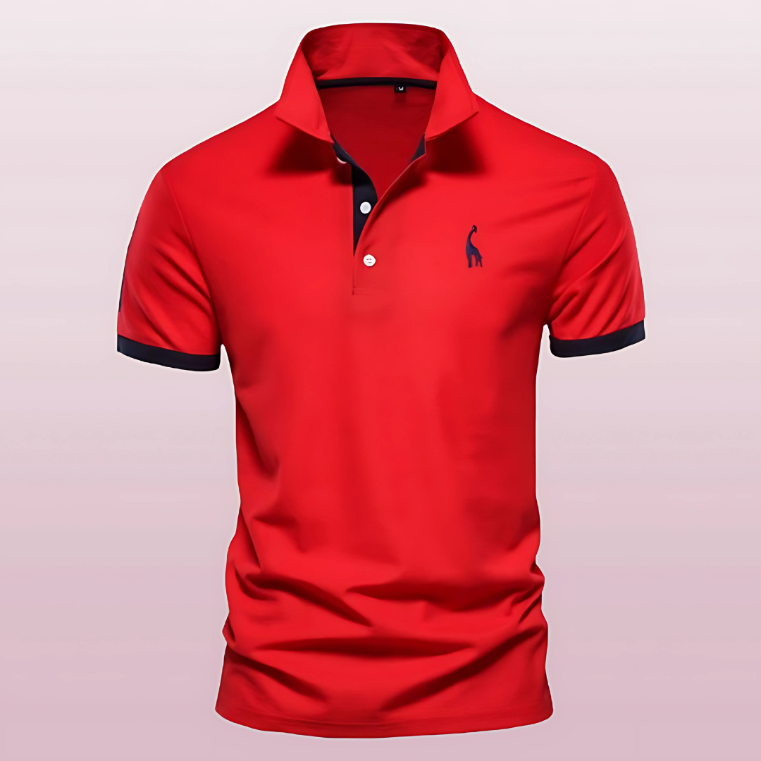 Nash | Men's Slim Fit Contrast Trim Polo Shirt