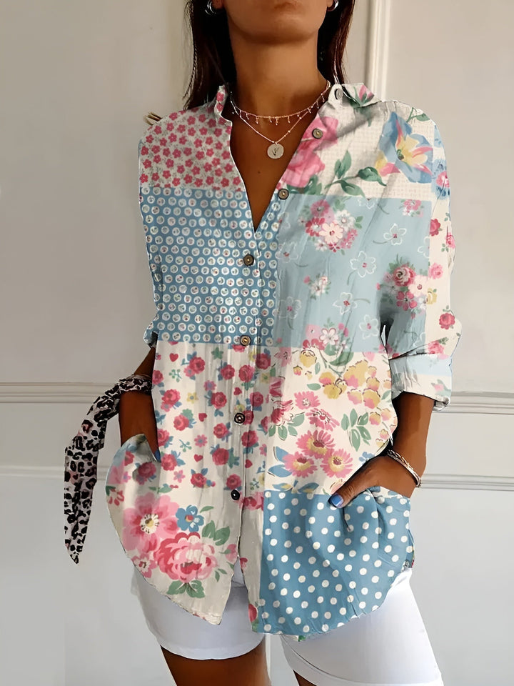 Millie | Women's Casual Long Sleeve Button-Down Shirt
