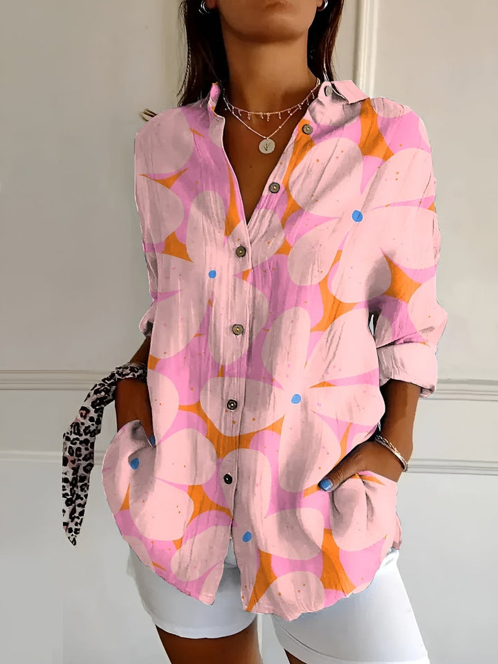 Millie | Women's Casual Long Sleeve Button-Down Shirt