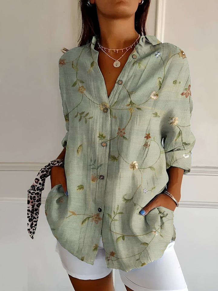 Millie | Women's Casual Long Sleeve Button-Down Shirt