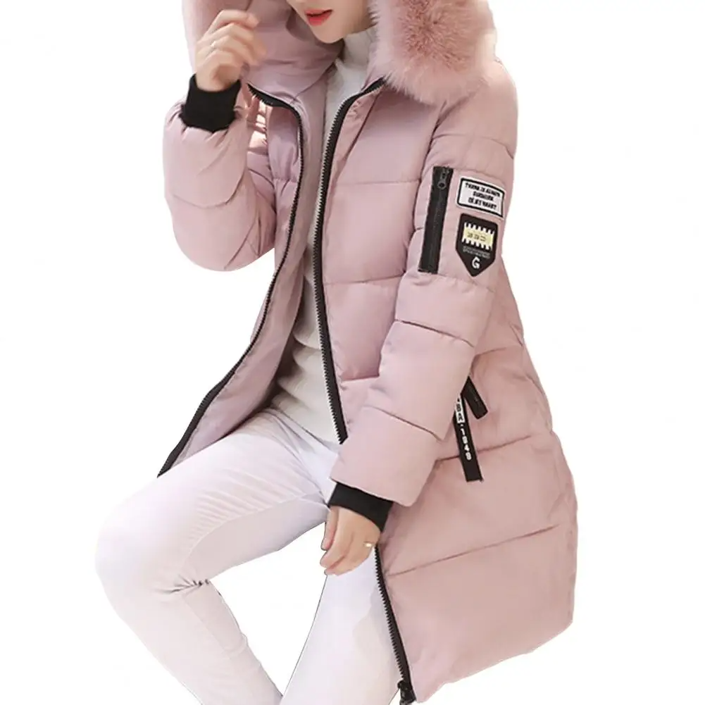 Kaia | Women's Slim Hooded Puffer Coat with Faux Fur