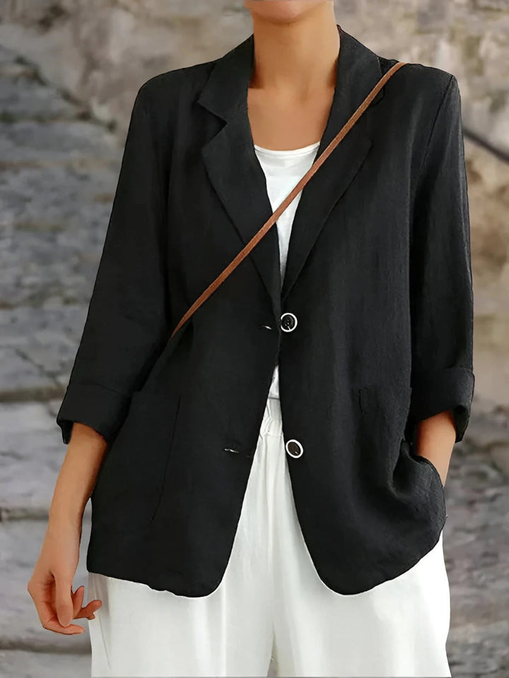Ella | Women's Breathable Casual Linen Blazer