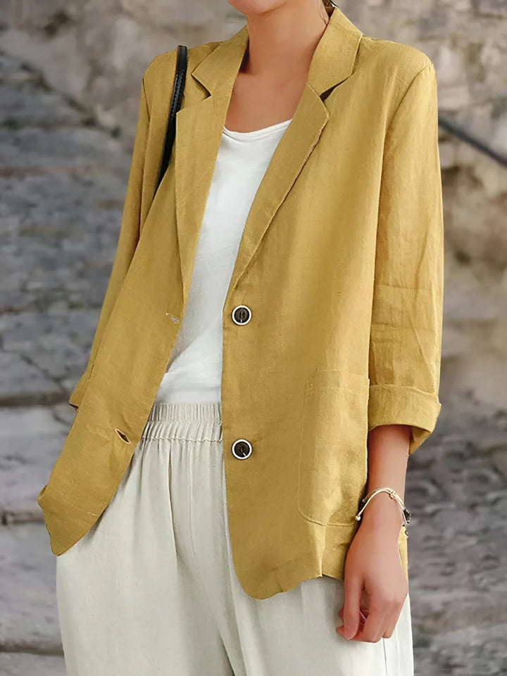 Ella | Women's Breathable Casual Linen Blazer