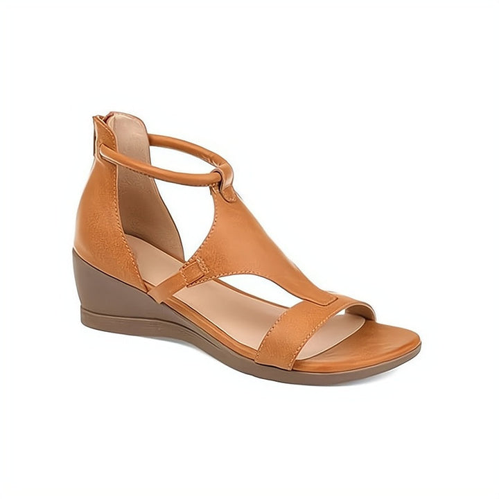 Petra | Women's Chic T-Strap Wedge Sandals